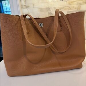 Tory Burch Brown Leather Tote